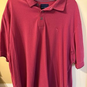 Tommy Bahama red polo shirt